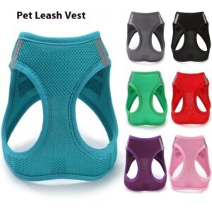Cat Pulling Rope Vest-style Slip Dogs And Cats Rope Pet Outing Mesh Cat Leash